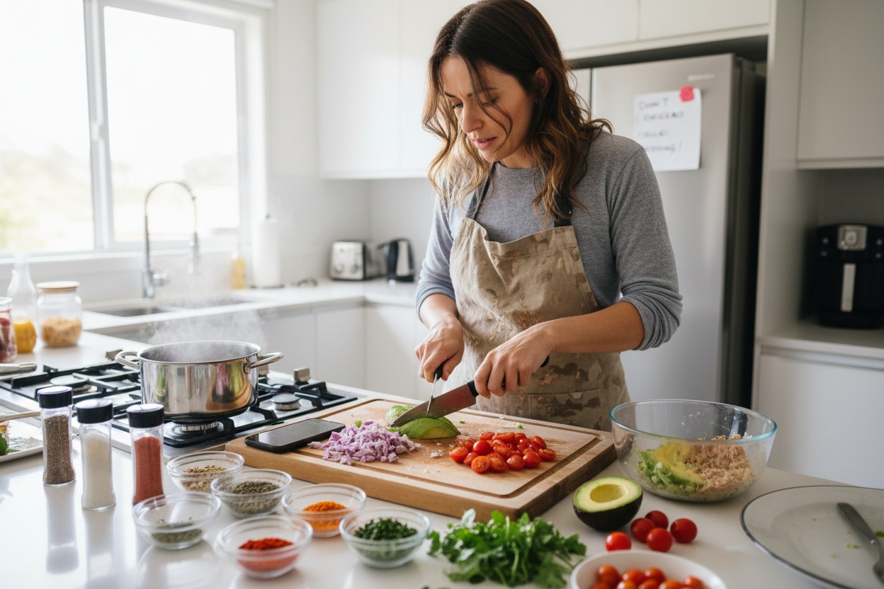 Atum em lata com salada de quinoa e abacate: almoço proteico pronto em 10 minutos para emagrecer rápido